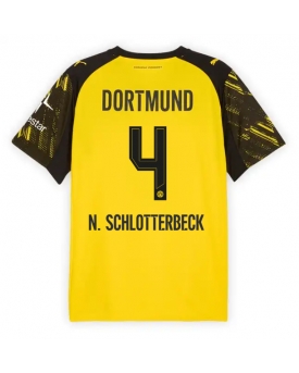 Billige Fotballdrakt Borussia Dortmund Nico Schlotterbeck #4 Replika Hjemmedrakt 2025-26 Kortermet Billige Fotballdrakt Borussia Dortmund Nico Schlotterbeck #4 Replika Hjemmedrakt 2025-26 Kortermet